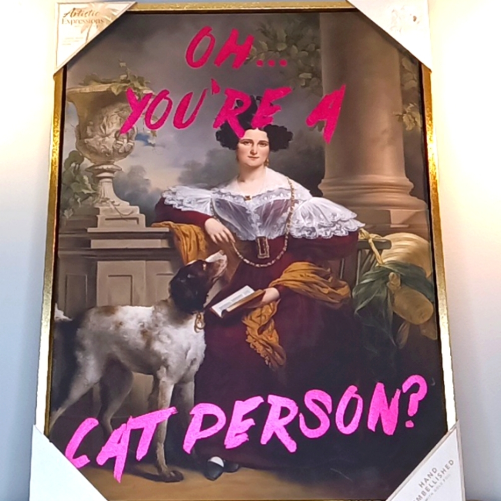 OH YOU'RE A CAT PERSON? Wall Art